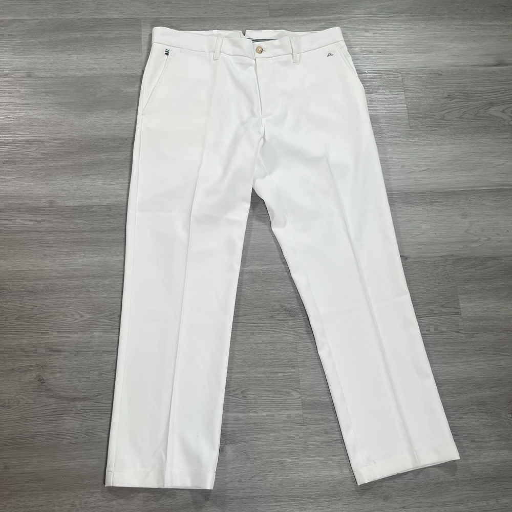 J.Lindeberg Golf Pants Mens 32x28* White Casual Business